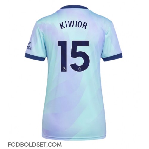 Arsenal Jakub Kiwior #15 Tredjetrøje Dame 2024-25 Kortærmet